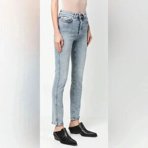NWT  EYTYS “solstice” slim straight cotton 5 pocket indigo blue denim jean 24